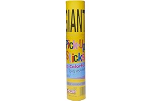 Pressman Giant Pick Up Sticks - Classic Game from Yesterday That's Fun Today , Yellow , One Size Fits All