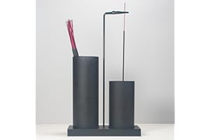 2 in 1 Incense Holder for Sticks,Glass Incense Burner Holder with Storage,Upside Down Incense Holder for Sticks with Glass As