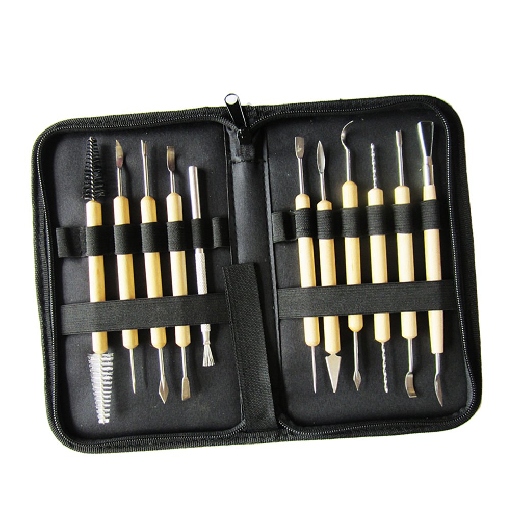 Trendy Retail Sculpting Tools Set 11 Piece Carving Clay Pottery Art