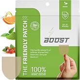 The Friendly Patch Boost Energy Patch - 28 Day Supply - Energy &amp; Focus Patches, Caffeine, Guarana - Clarity &amp; Energy - Plant-Powered, Focus - Wellness Patches