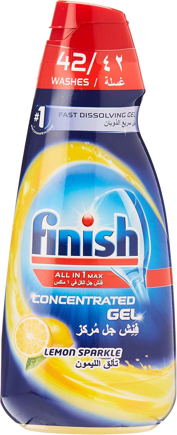 Finish Dishwasher Detergent Concentrated Gel Lemon, 1L Buy Online at