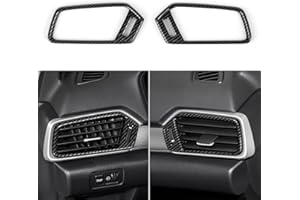 BRMYL Side Air Vent AC Outlet Cover Decals for 2018 2019 2020 2021 2022 Honda Accord 10th Gen Accessories ABS Carbon Fiber Interior Stickers