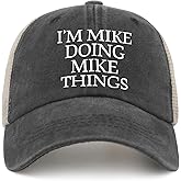 Philysonic Funny Hat Im Mike Doing Mike Things Hats Men Dad Cap Fashionable