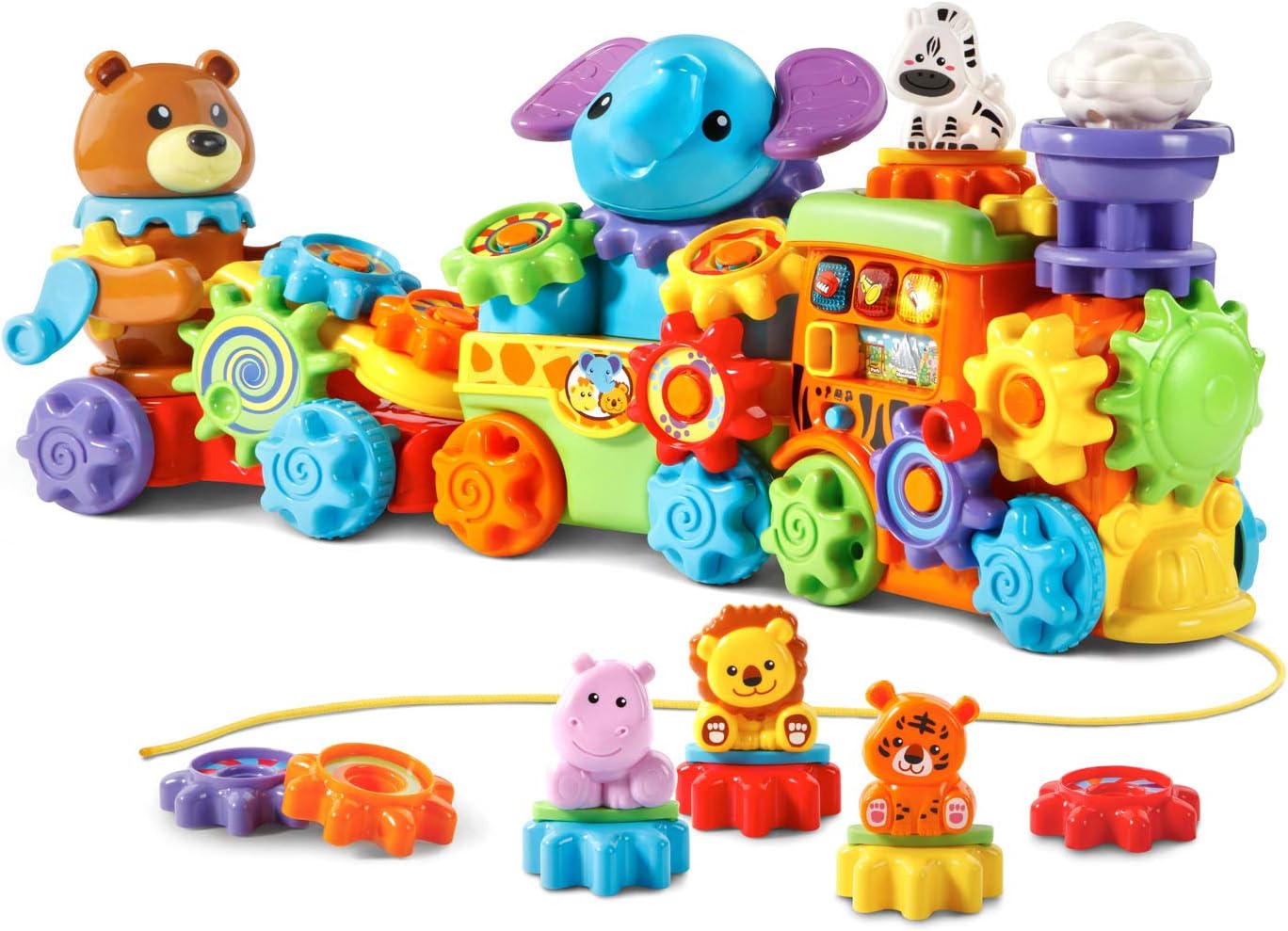 vtech gearzooz roll & roar animal train