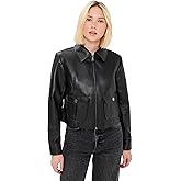 LE BOP Women's Harper Faux Leather Jacket