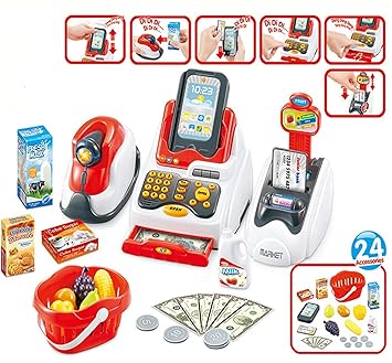 Pinnappo Cash Register Play Set Toys for Kids