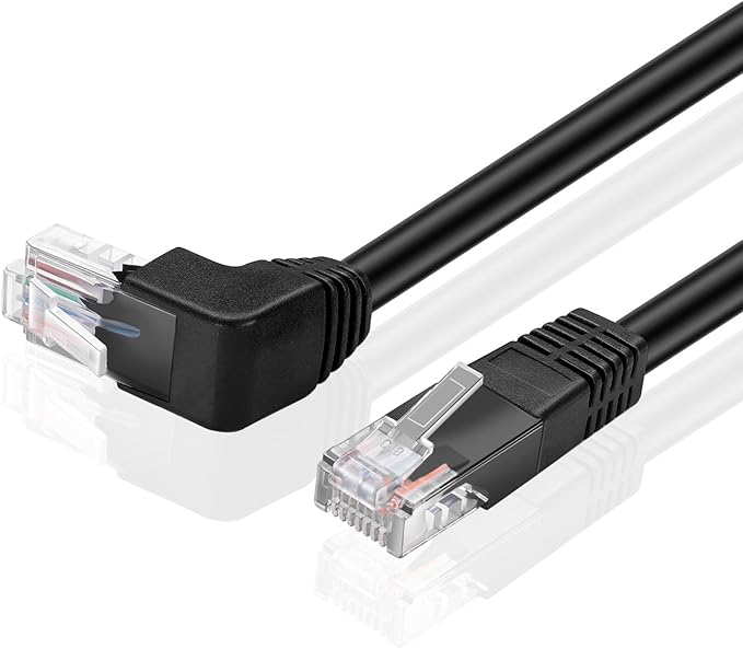 TNP Cat6 Cable RJ45 90 Degree Network Amazon.co.uk Electronics