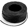 Tandy Leather Waxed Thread 25 yds (22.9 m) Black 11207-01