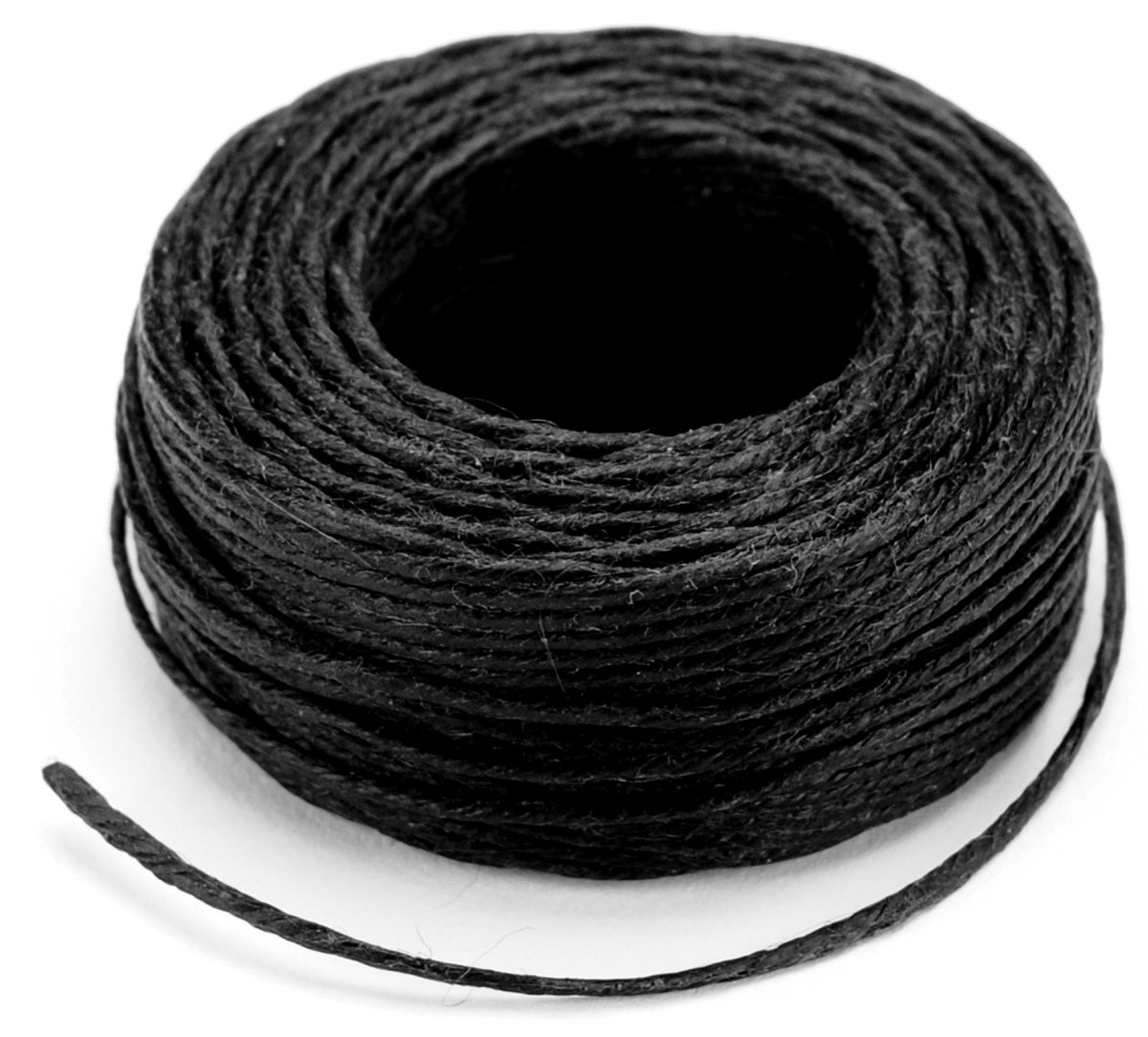 Tandy Leather Factory Waxed Thread 25yd-Black, Other, Multicoloured, 3.87 x 9.62 x 13.43 cm