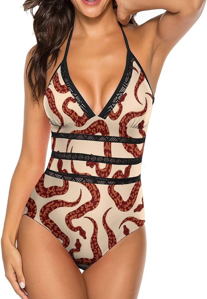 Animal Prints Natural Women's Sexy Suspenders Show Their