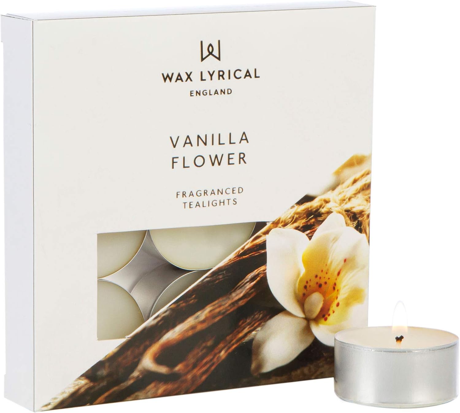 Wax Lyrical Scented Tealight Candles, Box of 9, Vanilla