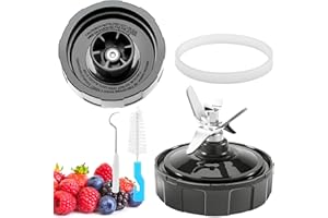 1-pack 6 Female Fins Extractor Blade Assembly for Ninja Blender Replacement Parts, 3.94in/10cm Blender Blade Compatible with 