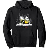 Dodge Scat Pack Logo with Flames | Mopar Scat Pack Emblem Pullover Hoodie