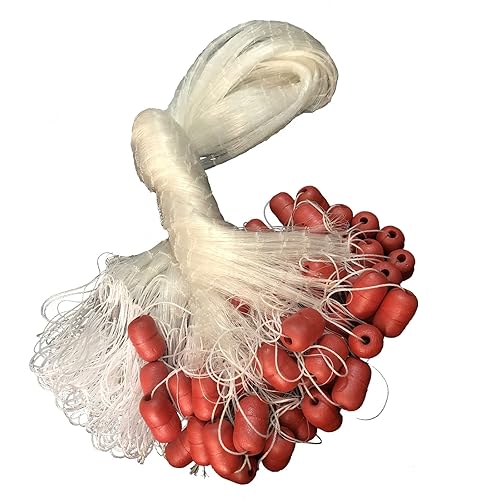 Fishing Gill Net for Survival 98ft Monofilament Nylon 0.35mm High-Strength  Twine Single Layer Fish Nets Large Buoys Seine Net Red De Pesca 2 Inch Grid  in Saudi Arabia | Whizz Nets