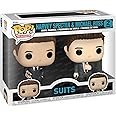 Funko Pop Television: Suits - Harvey and Michael, 2-Pack - Collectable Vinyl Figure - Gift Idea - Official Merchandise - Toys for Kids & Adults - Drama Fans - Model Figure for Collectors