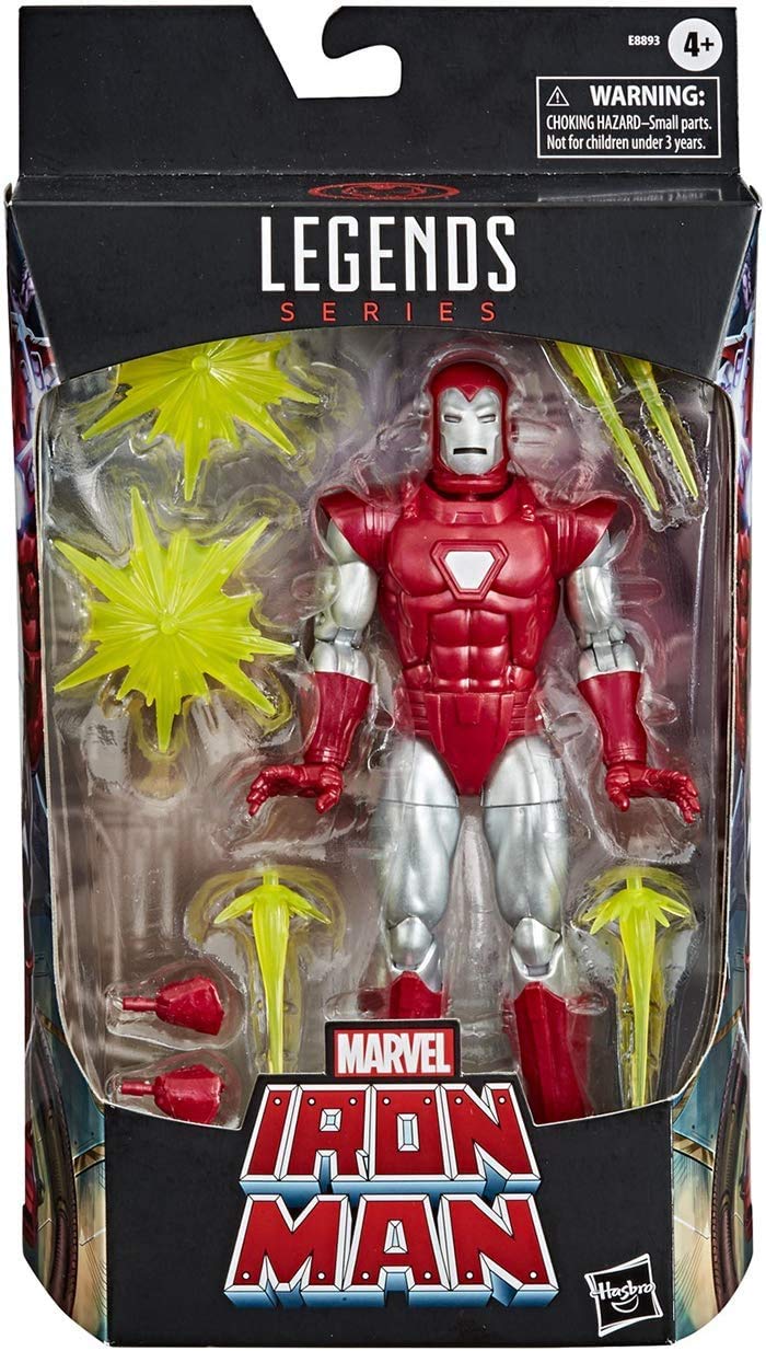 MVL 6IN LEGENDS IRON MAN SILVER CNTRN