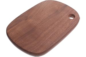 Kichvoe Black Walnut Wood Cutting Board for Kitchen with Large Surface, Multipurpose Chopping Mat