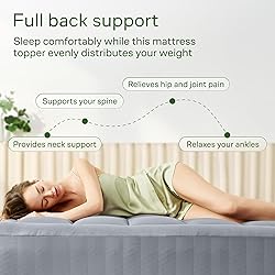 Ultra Soft Queen Size Mattress Topper - Viscose
