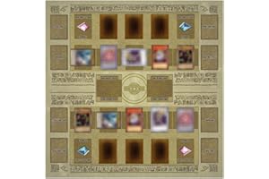 Wenini Rubber Game Mat for Game Card, Standard Type (for Competition) Egypt Mural Style Competition Pad, Large Gaming Mouse Pad, Square Desk Mat for Gamer, Office & Home, 60x60cm/23.6x23.6inch