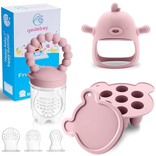 Baby Fruit Feeder Breastmilk Popsicle Mold Set – Pack Silicone