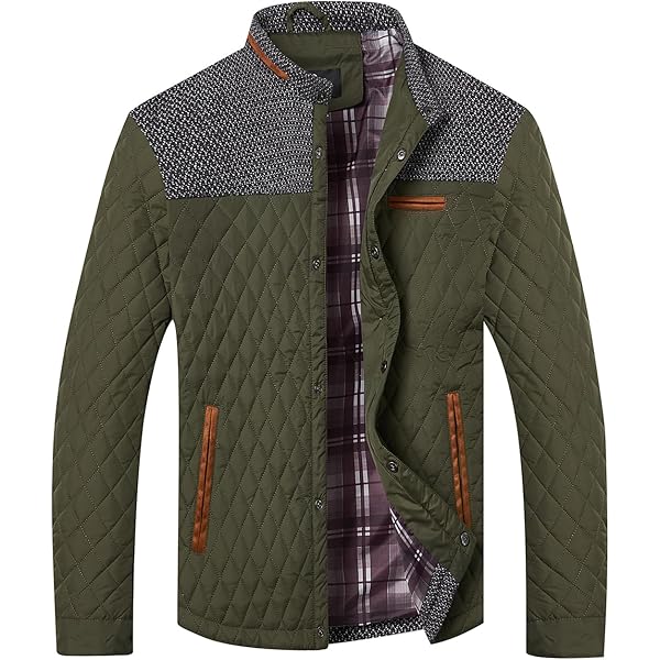 HYPESTFIT Men's Diamond Quilted Puffer Down Jacket Lightweight