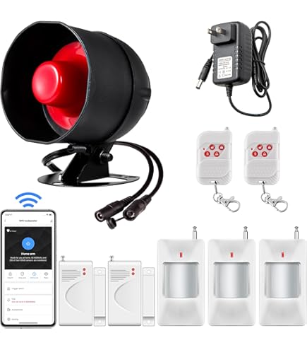 Nippon America High Power Security Siren – 120dB, 80W, Outdoor Alarm Horn