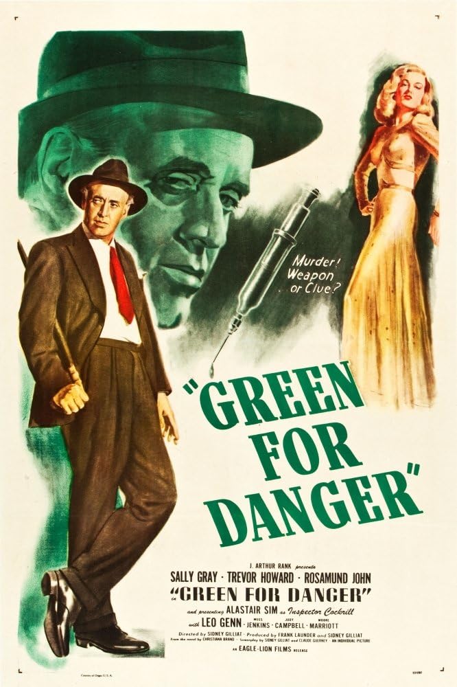 Amazon.com: Posterazzi Green For Danger L-R: Alastair Sim Sally Gray On Us  Art 1946. Movie Masterprint Poster Print, (24 x 36): Posters & Prints
