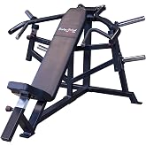 Body-Solid Pro ClubLine (LVIP) Incline Press Leverage Gym Bench - Converging Chest &amp; Shoulder Press Machine with Sealed Bearings and Gas-Assisted Start Positions