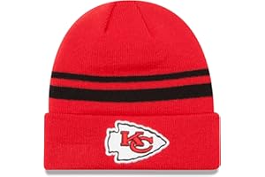 New Era Unisex-Adult NFL Official Sport Knit Classic Striped Knit Beanie Cold Weather Hat