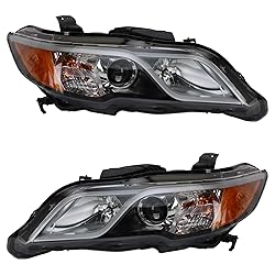 TRQ Headlight Assembly Set Headlights Driver