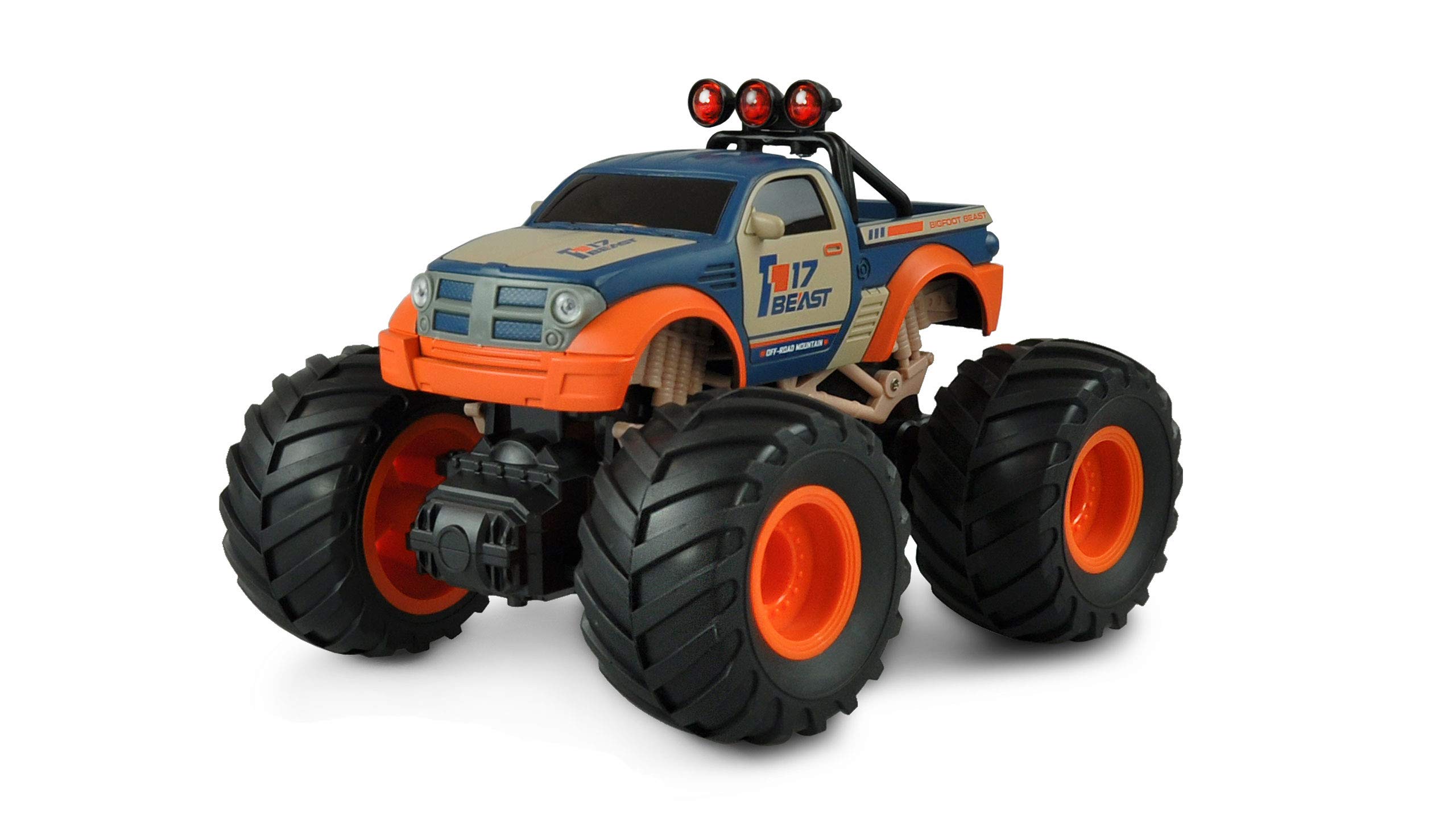 Amewi Big Buster Monster Truck 1:18, RTR Orange/Blue 2.4GHz