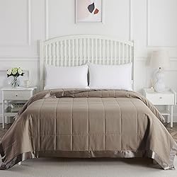 COMFLIVE Down Alternative Blanket with Satin