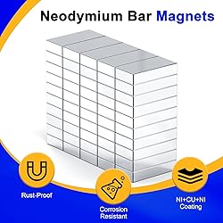 SRENMSMT Powerful Neodymium Bar Magnets, 300 Pack