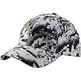 BASSDASH Desolve Camo Fishing Hunting Hat Unisex Adjustable Baseball Cap