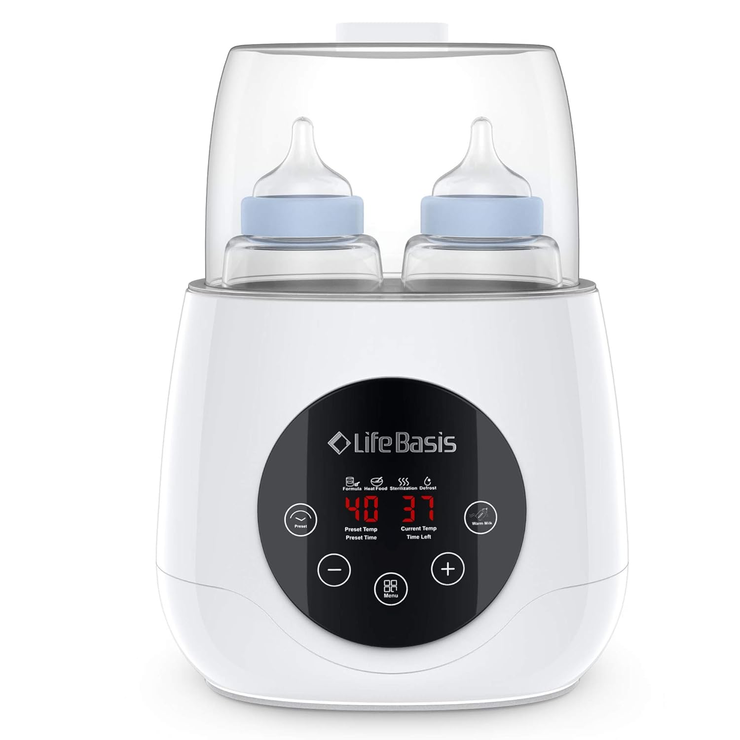 warm bottle in boiling water