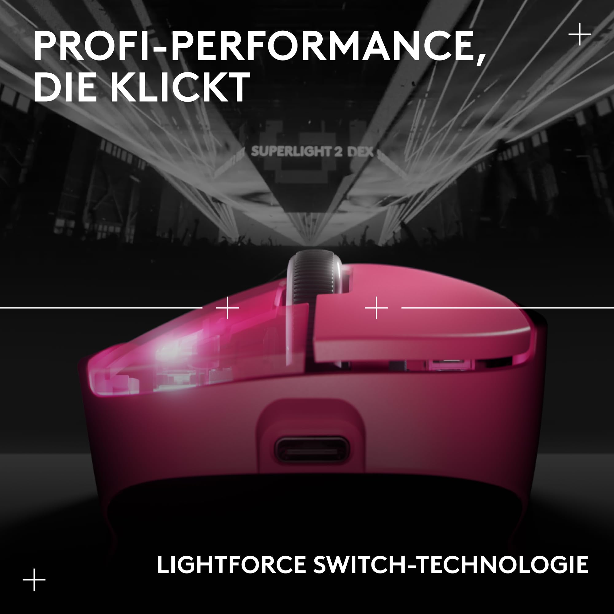 Logitech G PRO X SUPERLIGHT 2 DEX kabellose Gaming-Maus 7
