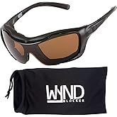 WYND Blocker Polarized Large Motorcycle Riding Sunglasses Sports Wrap Glasses
