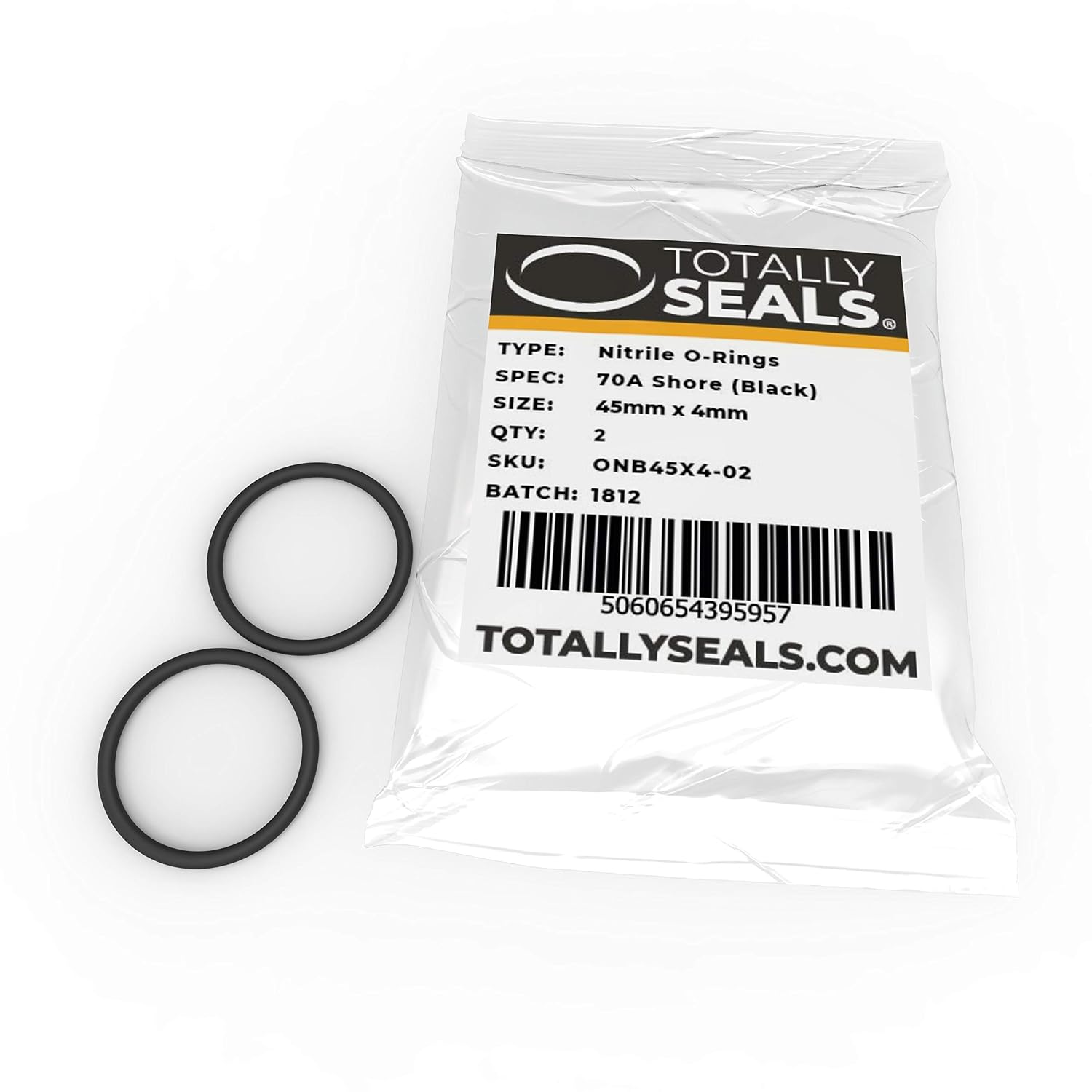 10 Guarnizioni O-Ring In Gomma Nitrilica 90mm X 3mm - Uxcell