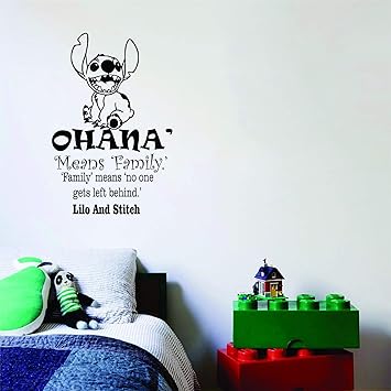 Calcomanias De Pared Lilo Y Stitch Para Paredes Infantiles