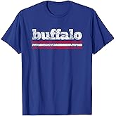 Buffalo New York Vintage Weathered Throwback T-Shirt