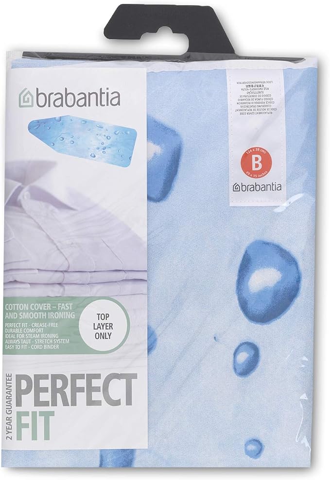 Brabantia Funda protectora para mesa de planchar, Azul (Ice Water