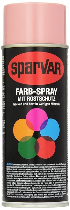 Sparvar 6093154 Lackspray RAL 3015, glänzend, 400 ml, hellrosa