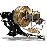 8" Dual Power Brake Booster & Reservoir Master Cylinder Disc/Drum Proportioning Valve Kit For 1967-1972 Chevrolet C10 C20 C30