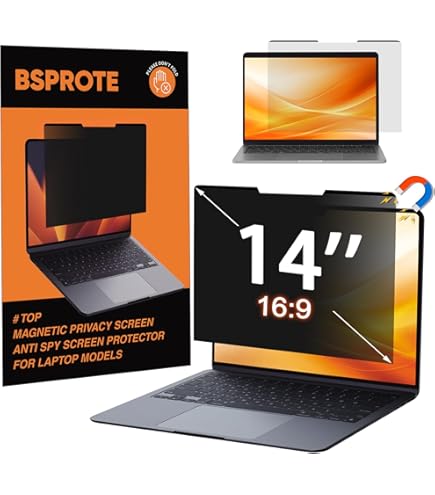 Celicious Privacy 2-Way Anti-Spy Filter Screen Protector Film Compatible With Lenovo ThinkPad T14 Gen 2 (Non-Touch - View #5