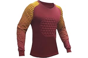 Total Soccer Factory Soccer Goalie Shirt, Padded Goalkeeper Jersey, Youth and Adult Sizes