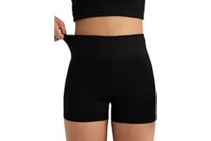 AugIris Girls Bike Shorts High Waist Athletic Yoga Shorts