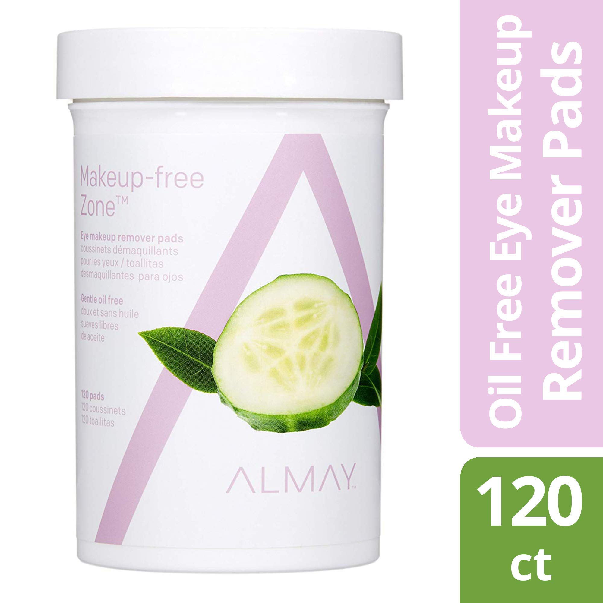 Almay Oil Free Gentle Eye Makeup Remover Pads, Hypoallergenic, Cruelty