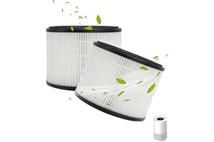 FILTERERA AP-S0610L Replacement Filter Compatible with MOO-KA AP-S0610L Air Purif-ier 3-in-1 H13 True HEPA Filter and Activated Carbon Filter,2 Pack