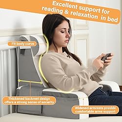 Vekkia Reading Pillow with Arms & Back Support