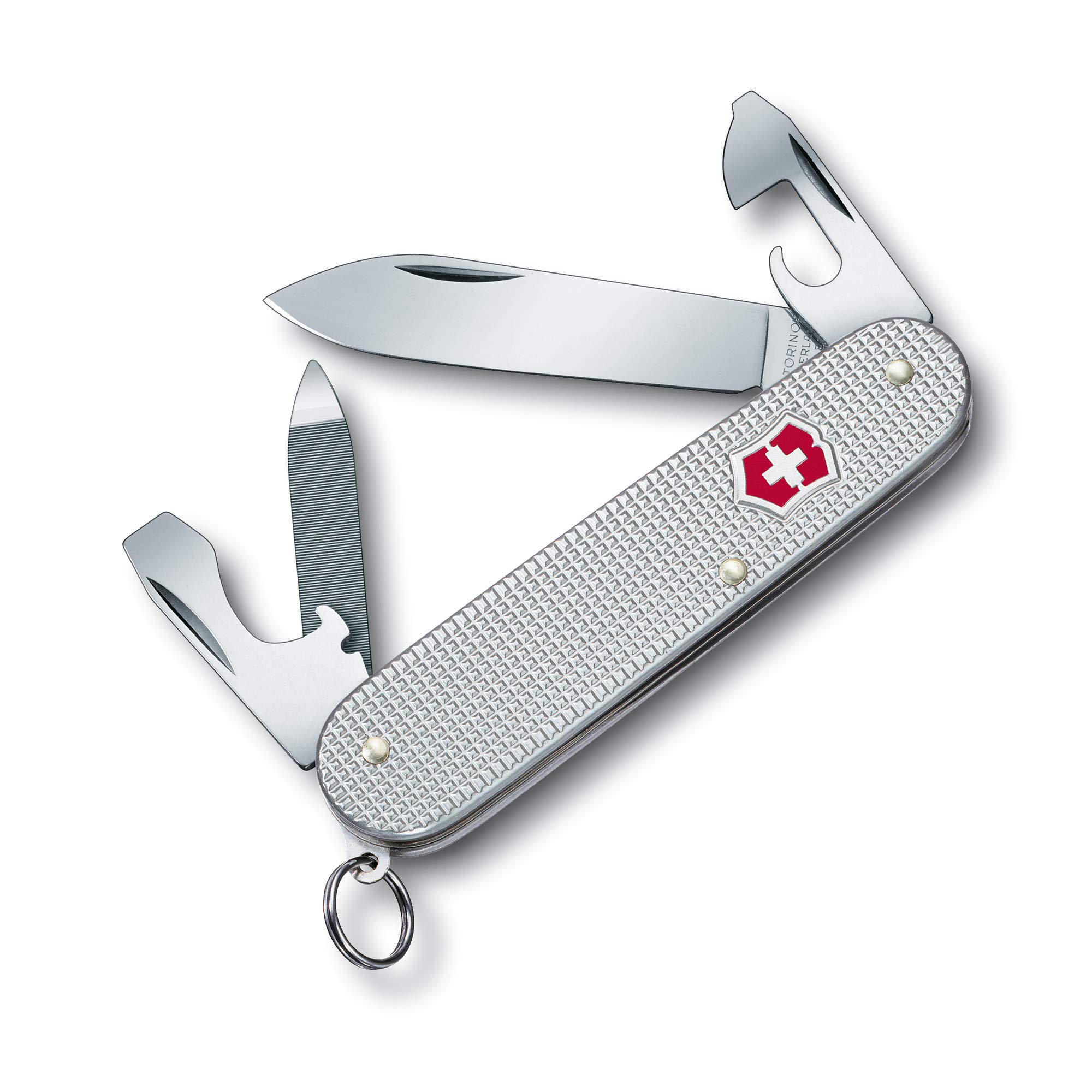 Victorinox Schweizer Taschenmesser, Cadet, Swiss Army Knife, Multitool, 9 Funktionen, Klinge, Schraubendreher 3 mm, Kapselheber